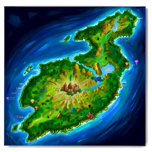 Fantasy World Map Png 31 PNG image