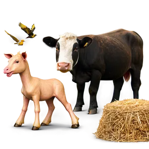 Farm Animals Png: A Visual Guide Hqt32 PNG image