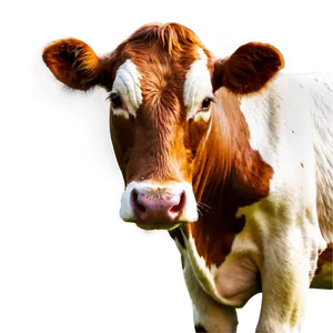 Farm Cow PNG Mqo