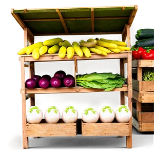 Farm Fresh Vegetables Stand PNG 05242024 PNG