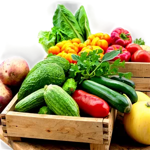 Farm Fresh Vegetables Stand PNG 5 PNG