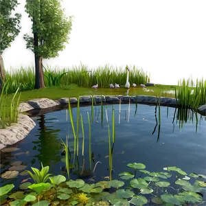 Farm Pond Environment Png Apr PNG image