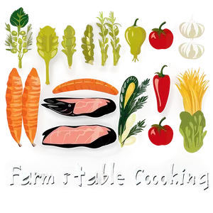 Farm To Table Cooking Png Ukh8 PNG image