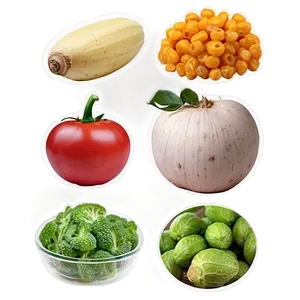 Farm To Table Ingredients PNG Awh