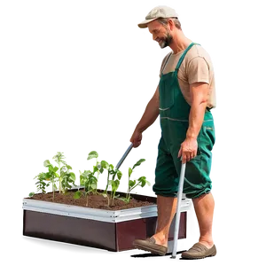 Farmer And Greenhouse Png Qhb PNG image