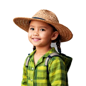 Farmer Hat For Children Png 06212024 PNG image