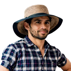 Farmer Hat With Removable Liner PNG 06212024