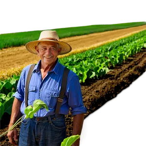 Farmer In Field Png 30 PNG image