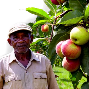 Farmer In Orchard Png Qyo84 PNG image