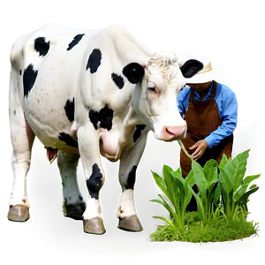 Farmer Milking Cow Png Nai62 PNG image