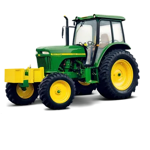 Farmer On John Deere Tractor Png 06262024 PNG image