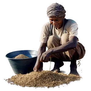 Farmer Sowing Seeds Png Fcd13 PNG image