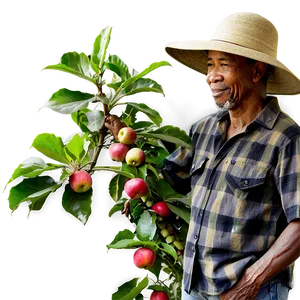 Farmer With Apple Trees Png 60 PNG image