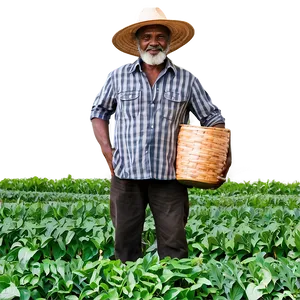 Farmer With Crops Png 05242024 PNG image
