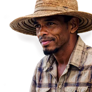 Farmer With Crops Png Eca99 PNG image