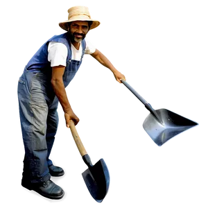 Farmer With Shovel Png 32 PNG image