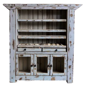 Farmhouse Chic Cabinet Png 06122024 PNG image