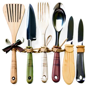 Farmhouse Chic Utensils PNG 06212024