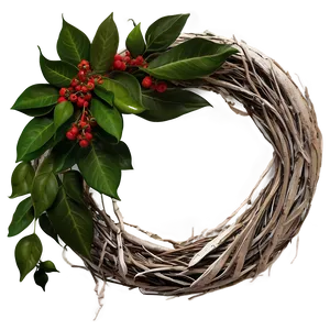 Farmhouse Style Wreath Png 14 PNG image