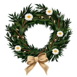 Farmhouse Style Wreath Png 31 PNG image