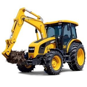 Farming Backhoe Tractor PNG 06272024 PNG