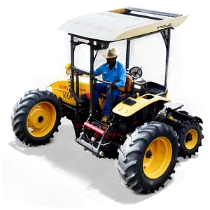 Farming Machinery In Action PNG Din