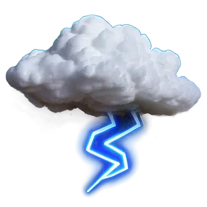 Fart Cloud With Lightning Bolt PNG Dvk PNG