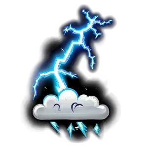Fart Cloud With Lightning PNG Xuy41 PNG