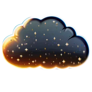 Fart Cloud With Sparkles PNG 95 PNG