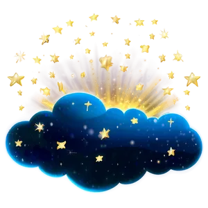 Fart Cloud With Sparkles PNG Eys17 PNG