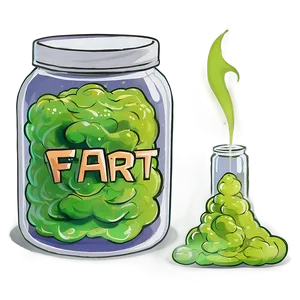 Fart In A Jar Cartoon Png 05232024 PNG image