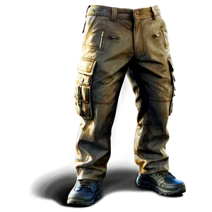 Fashion Cargo Pants PNG 6