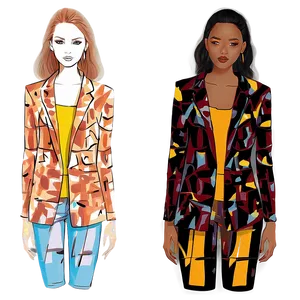 Fashion Doodle PNG Hwv
