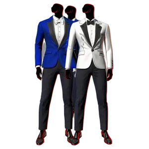 Fashion-forward Tuxedo Look PNG 05242024
