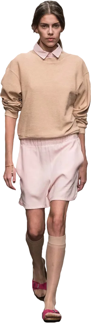 Fashion Model Neutral Pose PNG image