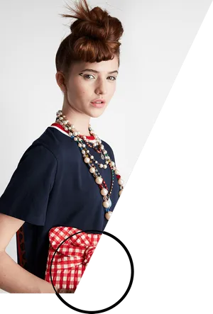 Fashion Model Posewith Accessories PNG