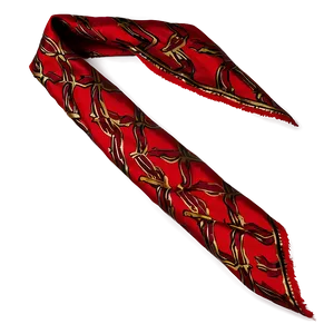 Fashion Red Scarf Png 06252024 PNG image