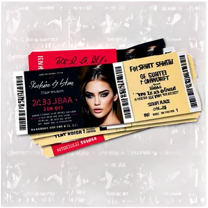 Fashion Show Ticket Png 05252024 PNG image