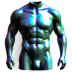 Fashion Torso Sketch PNG 43