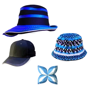 Fashionable Hats And Caps Png 06112024 PNG image