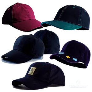 Fashionable Hats And Caps Png 06112024 PNG image