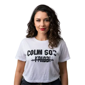 Fashionable White Tee PNG Uwi
