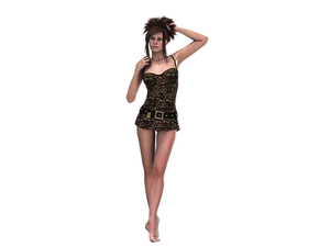 Fashionable3 D Model Pose