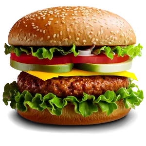 Fast Food Burger Sticker PNG Ryu9