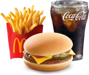 Fast Food Meal Combo PNG image
