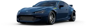 Fast Furious Blue Sports Car PNG image