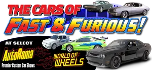 Fastand Furious Cars Exhibition PNG image