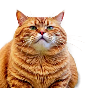 Fat Cat Clipart Png 06122024 PNG image