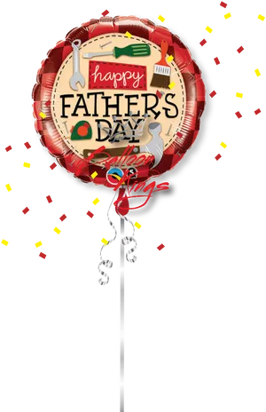 Fathers Day Celebration Balloon PNG image