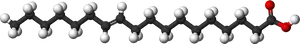 Fatty Acid Molecule Structure PNG image